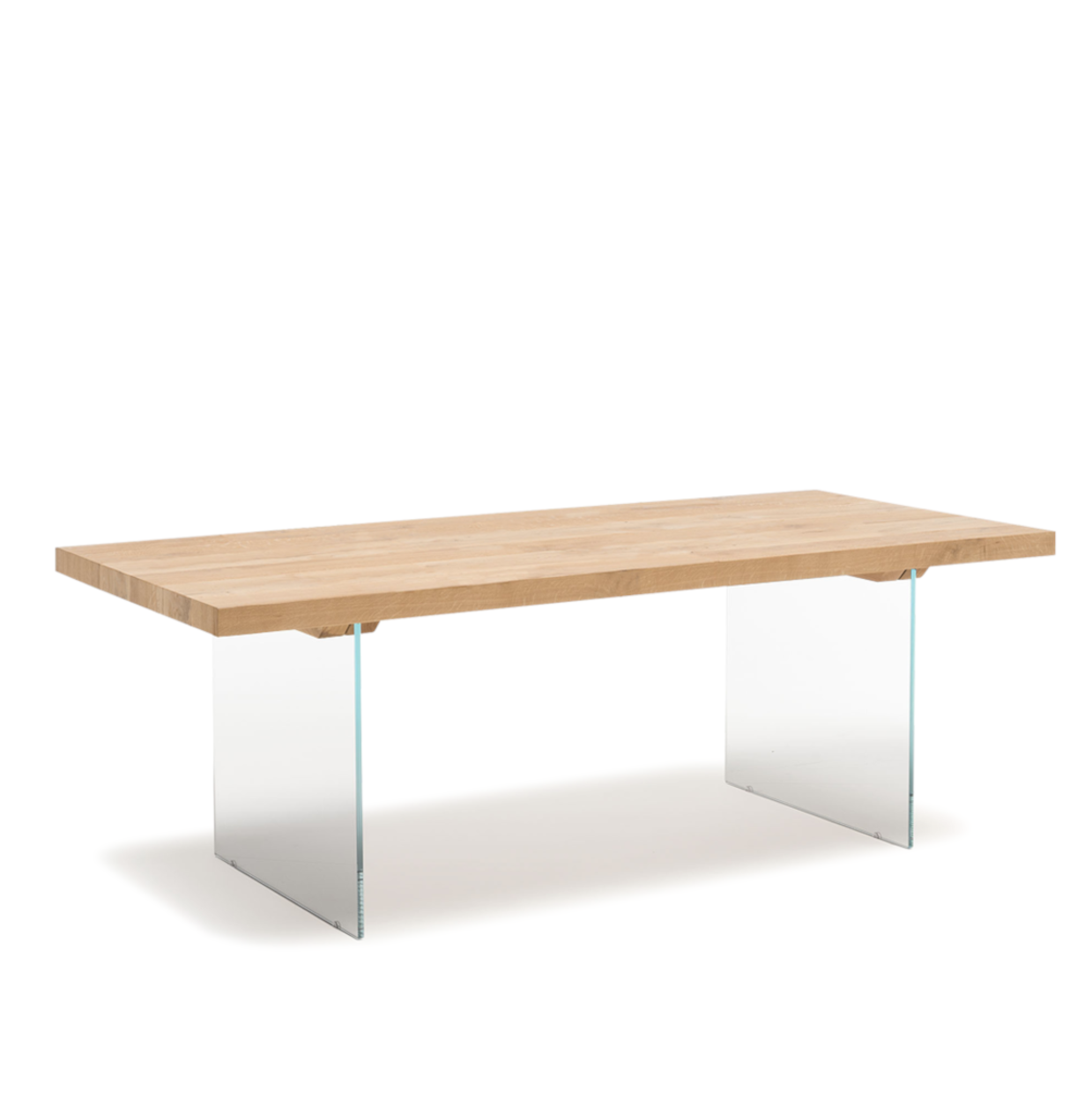 Tavolo design in legno grezzo Ice