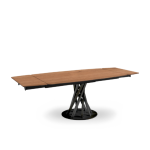 TAVOLO GEMINI - ALLUNGABILE OVALIZZATO LEGNO WINGS