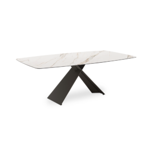 TAVOLO XILO - CERAMICA OVALIZZATO
